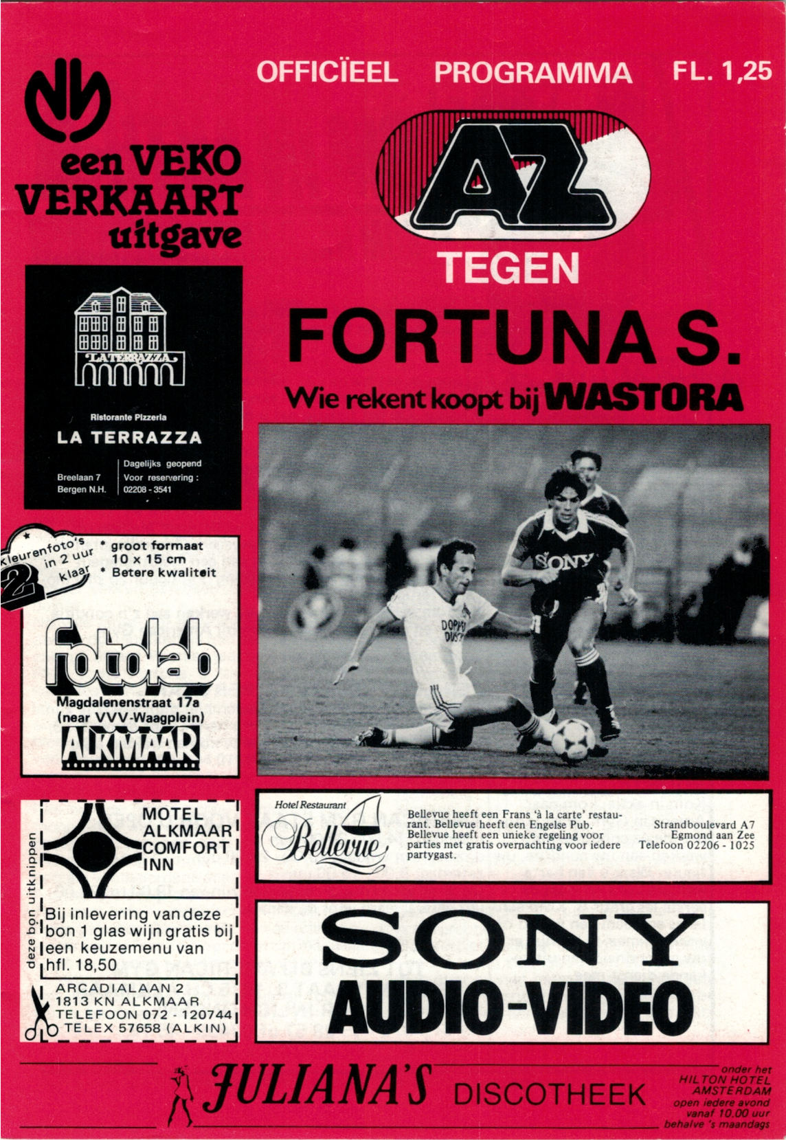 AZ Programma 26-maa-1983 fortuna thuis